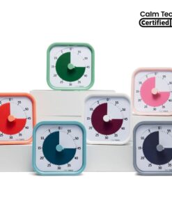 Time Timer MOD Home Edition: seis relojes visuales de 60 minutos de colores, cada uno con su disco a juego