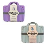 Maleta Big Feelings de Jellystone: las dos maletas Big Feelings Play Kit en lila y azul