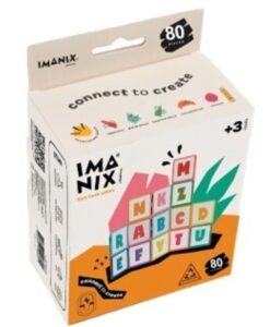 Imanix Style Cards Letras: caja de 80 tarjetas Style Cards Letters con el lema connect to create y más de 3 años